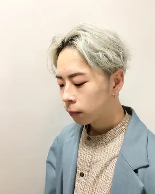 ヘアアレンジ メンズ ainico+所属・メンズ特化✂️栗原 侑也のヘアスタイル