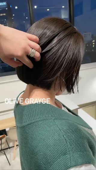 ショート カラー ヘアアレンジ ミニボブ/ブリーチ 🌈MISATOのヘアスタイル