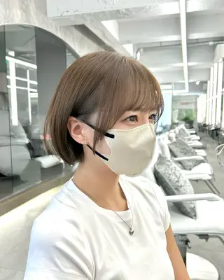 ショート 韓国顔まわり/前髪 /レイヤー/いつきのヘアスタイル