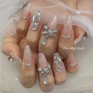 ネイル HANA 長さだしのネイルデザイン