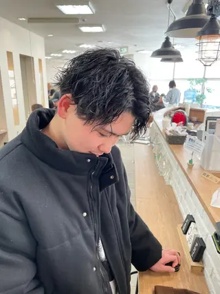 パーマ メンズ 🌱メンズ特化🌱 ニュアンス/リョウガのヘアスタイル