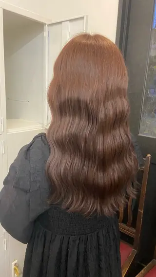 カラー ざおや ゆなのヘアスタイル