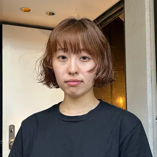 ミディアム パーマ 🌿ボブ パーマ高橋啓太🌿のヘアスタイル