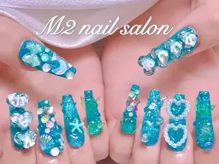 ネイル 長さだし専門店 M2　rikaのネイルデザイン
