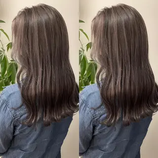 セミロング カラー 髪質改善will hairdesignのヘアスタイル
