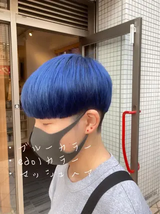 ショート カラー アザマ　ヤスカツ _rosso 川口のヘアスタイル