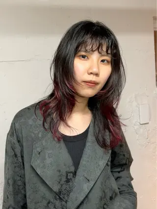 ミディアム tokute Takahashiのヘアスタイル