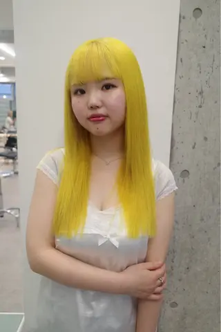 セミロング カラー Cinq所属・ハイライト🌟/ ボブ/豊田のヘアスタイル