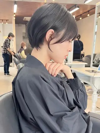 ショート ボブ/タッセルボブ 虎白のヘアスタイル