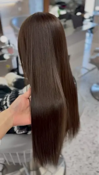 ロング 🎀透明感ブラウ ンshizuka🎀のヘアスタイル