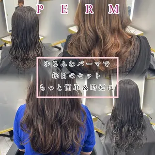 セミロング 左藤健人 デジタルパーマ/渋谷のヘアスタイル