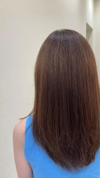 ロング カラー BEAUTRIUM 福岡所属・ショートカット／ 明千のヘアスタイル