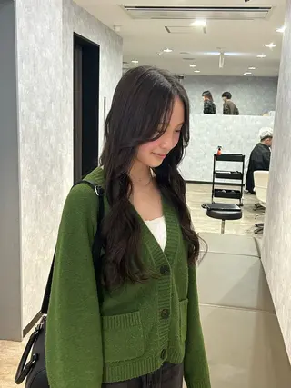 ロング 最新ケアカラー 髪質改善YUTOのヘアスタイル