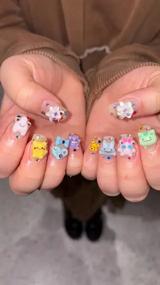 ネイル 👽個性派ネイル🎀 komachiのマツエク・マツパデザイン