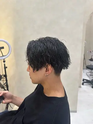 パーマ メンズ 松浦 永里のヘアスタイル