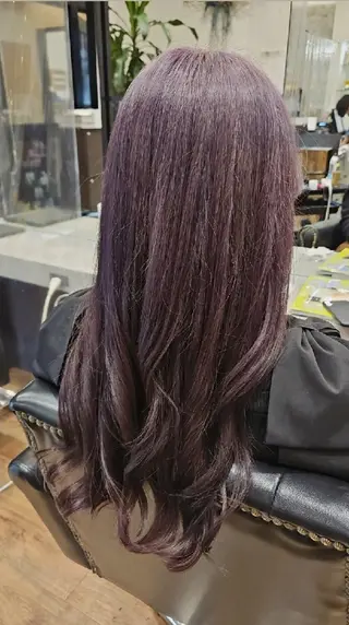 ロング カラー 関口 友菜のヘアスタイル