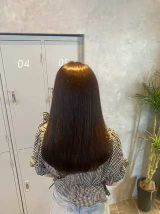 ロング カラー 一ノ谷 優妃のヘアスタイル