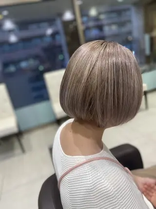 ショート カラー 💎大人ハイライト 💎上杉一也💎のヘアスタイル