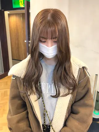 ロング カラー esu西梅田所属・ena/ブリーチなし 透明感・レイヤー🎀のヘアスタイル