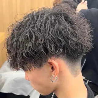 ショート パーマ メンズ 🖤Ayumi🖤 メンズ特化❤️‍🔥のヘアスタイル