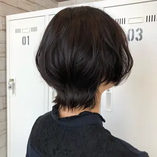 ショート Zina 梅田店 レイヤー/Miyuのヘアスタイル