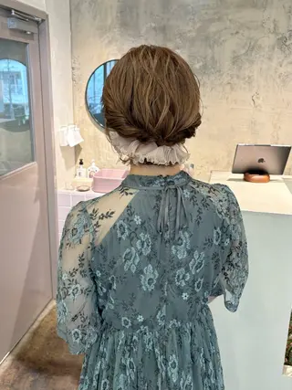 ショート ヘアアレンジ 武田美空🐇 ボブ/暖色カラー🌷のヘアスタイル