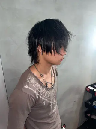 メンズ ブリーチ・レイヤ ー特化🔥 ちかまるのヘアスタイル