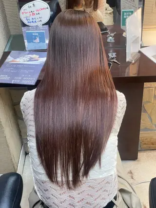 ロング アリヤマ メイカのヘアスタイル