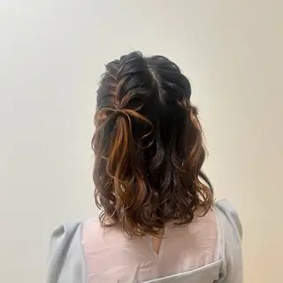 ミディアム レナークウィズ　北川 愛璃のヘアスタイル