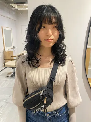 パーマ knock所属・knock　國友 華乃のヘアスタイル