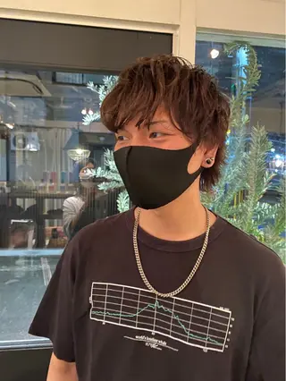 パーマ 岡田 神奈のヘアスタイル