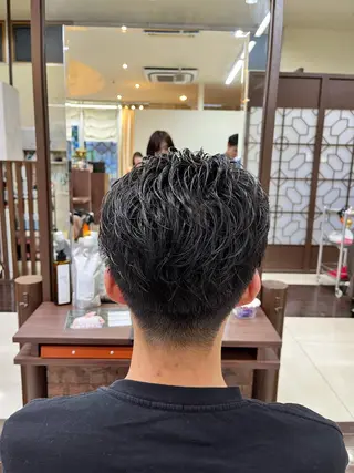 ショート メンズ AROH  men's cut&men's perm 船橋店所属・🧊メンズ特化🧊 高木航希のヘアスタイル
