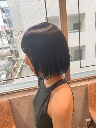 ショート カラー オタク美容師🛍/ 酸性ストレート/艶髪のヘアスタイル