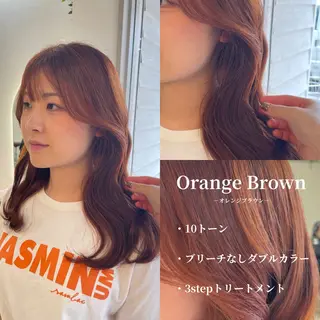 ロング カラー 大村 真咲のヘアスタイル