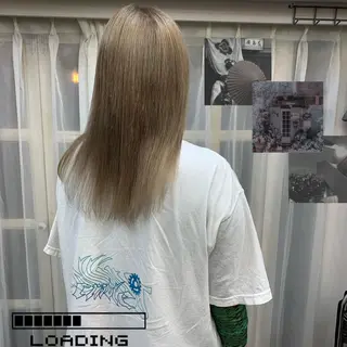 セミロング CS made by SHACHU栄店所属・❤️‍🔥シールエク ＋カラー京❤️‍🔥のヘアスタイル