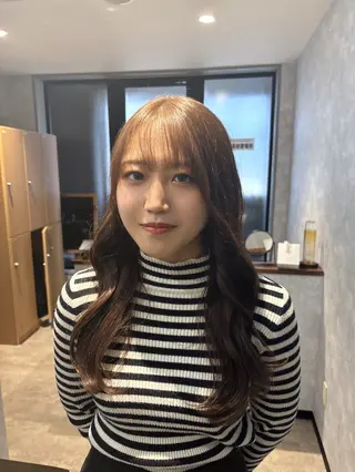 カラー La fith hair ray 札幌店所属・顔まわり/W カラー/リョウのヘアスタイル