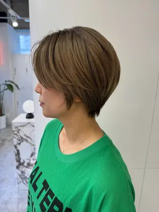 ショート CALME by bougie ENAのヘアスタイル