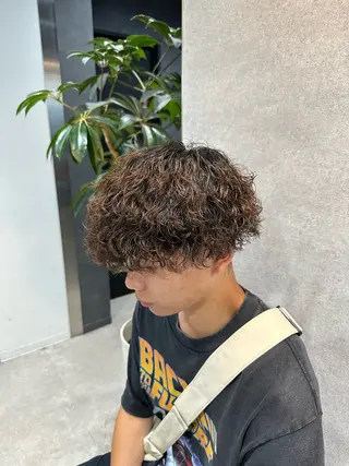 ショート パーマ指名率No1 メンズ特化ケイトのヘアスタイル