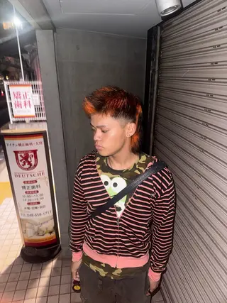 ショート カラー メンズ ブリーチカラー✨ じょあ☆のヘアスタイル