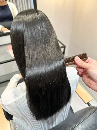 ロング Dears武蔵小杉店所属・縮毛矯正2,000円 ⭐︎期間限定⭐︎のヘアスタイル