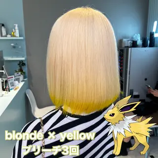 ショート カラー ブリーチカラー 🩵MIZUKIのヘアスタイル