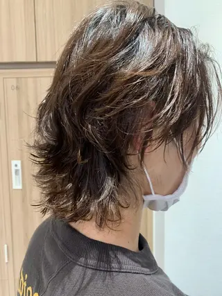 ショート パーマ メンズ Ash 中岡ゆうたのヘアスタイル