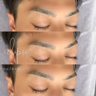 メンズ アイブロウ eclipse eyelashのマツエク・マツパデザイン
