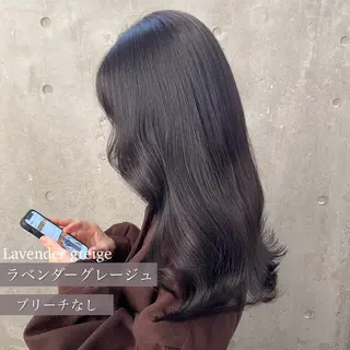 セミロング カラー ヘアアレンジ 🤍THEATER 【公式】札幌🤍🍬のヘアスタイル