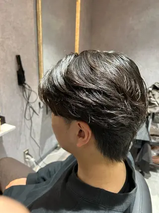 ショート パーマ メンズ IwAsh 鶴ヶ峰所属・✨ショートスタイル✨ 山本のヘアスタイル