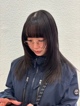 ロング Lisa🪄似合わせ ／デザインカラーのヘアスタイル