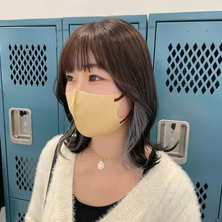 ミディアム 田口 花葉のヘアスタイル