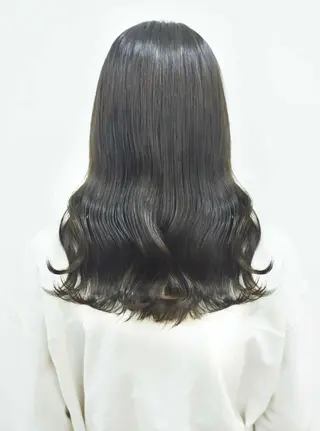 セミロング カラー 【Atem 大町店】 永森　優里花のヘアスタイル