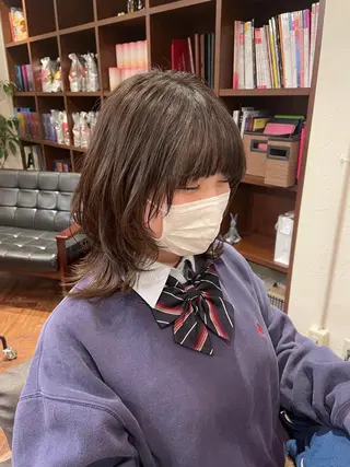 ミディアム 🍊美容室TU. LUCE／コン🍊のヘアスタイル