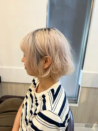 ミディアム カラー トータルビューティー K:R鶴川のヘアスタイル